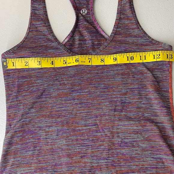 LULULEMON COOL RACERBACK TANK TOP WEE ARE FROM SPACE BLACK MARCH MULTI - Picture 7 of 7